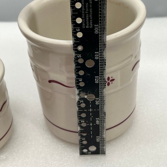 Longaberger Kitchen Lot Of 2 Longaberger Pottery Woven Tradition